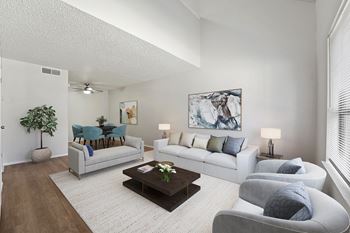 A range of expertly designed one, two, three-bedroom, and townhome floorplans
